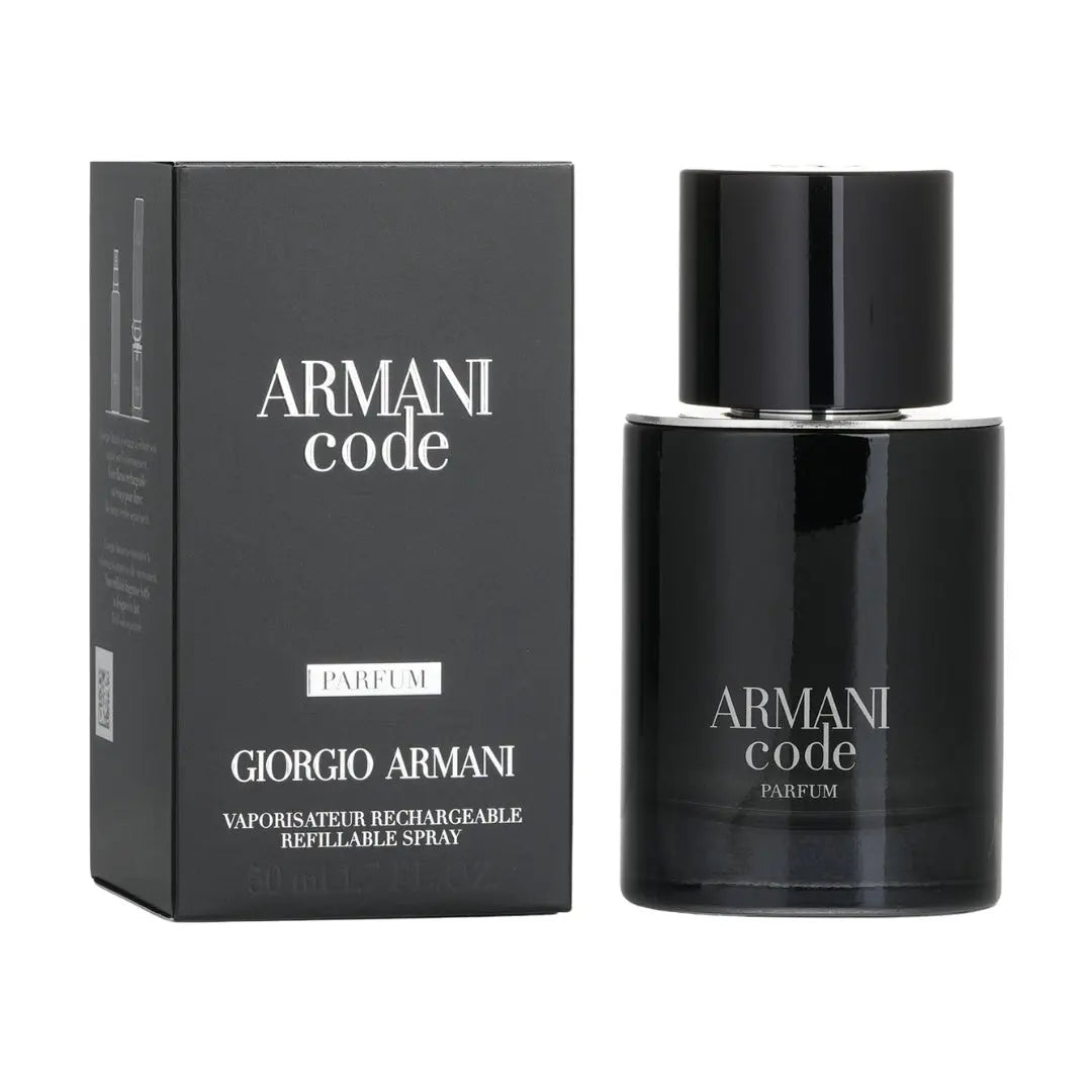 Giorgio Armani Code Parfum 50ml bottle and packaging