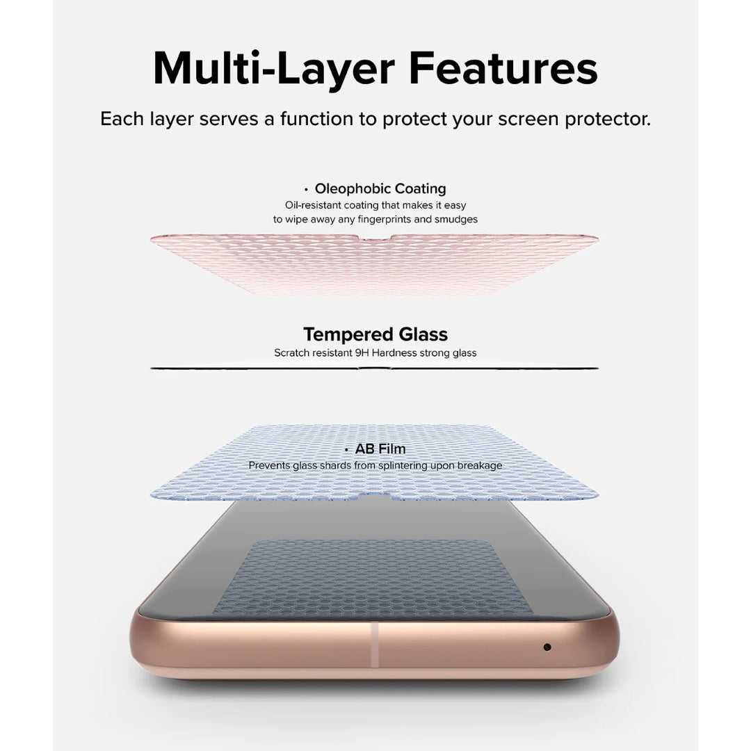 Multi-layer tempered glass screen protector