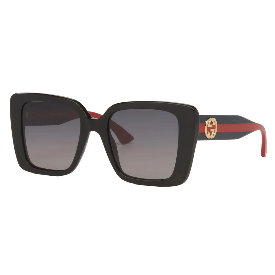 Gucci GG1861S 005 Black Grey Gradient Polarized 53mm Sunglasses