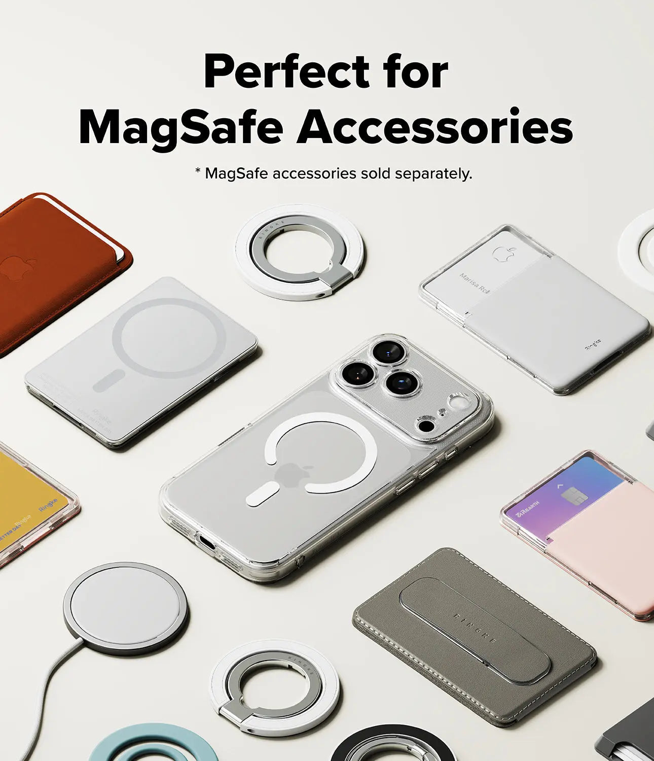 iPhone 17 Pro Max Case Fusion Magnetic Clear by Ringke Ringke
