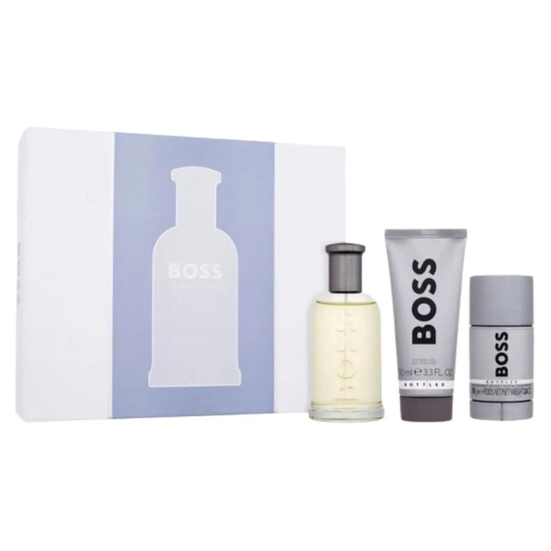 Hugo Boss Bottled EDT 100ml 3-Piece Gift Set with shower gel and deodorant stick