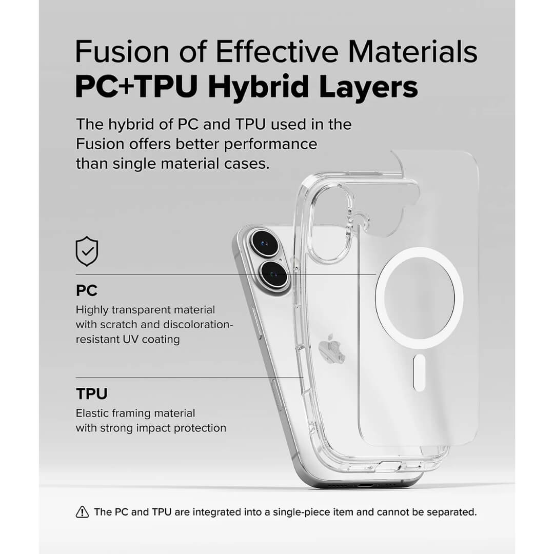 PC + TPU material is used to designed iPhone 16 Pro max Magsafe case