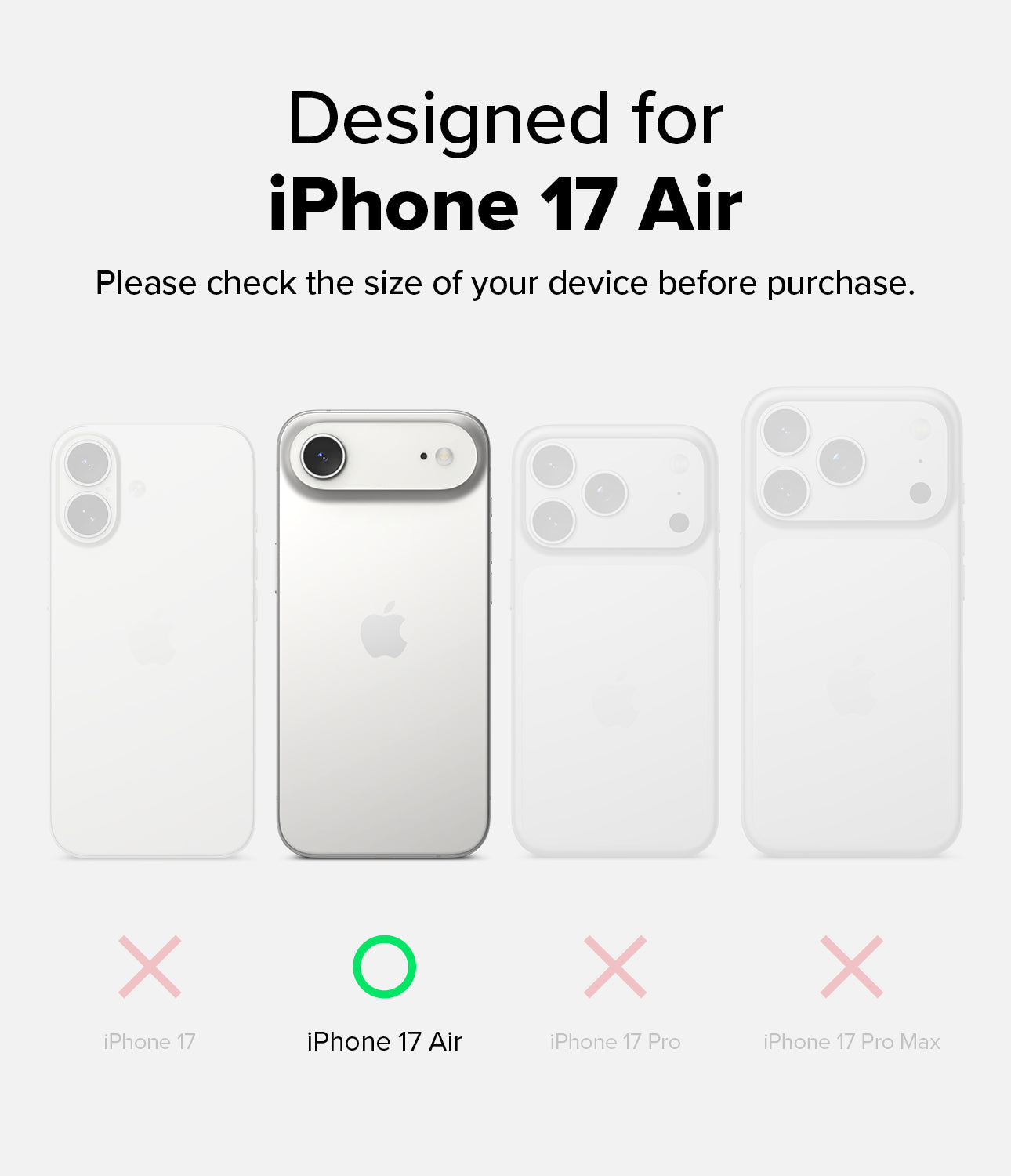 iPhone 17 Air Easy Slide Tempered Glass 2 Pack by Ringke