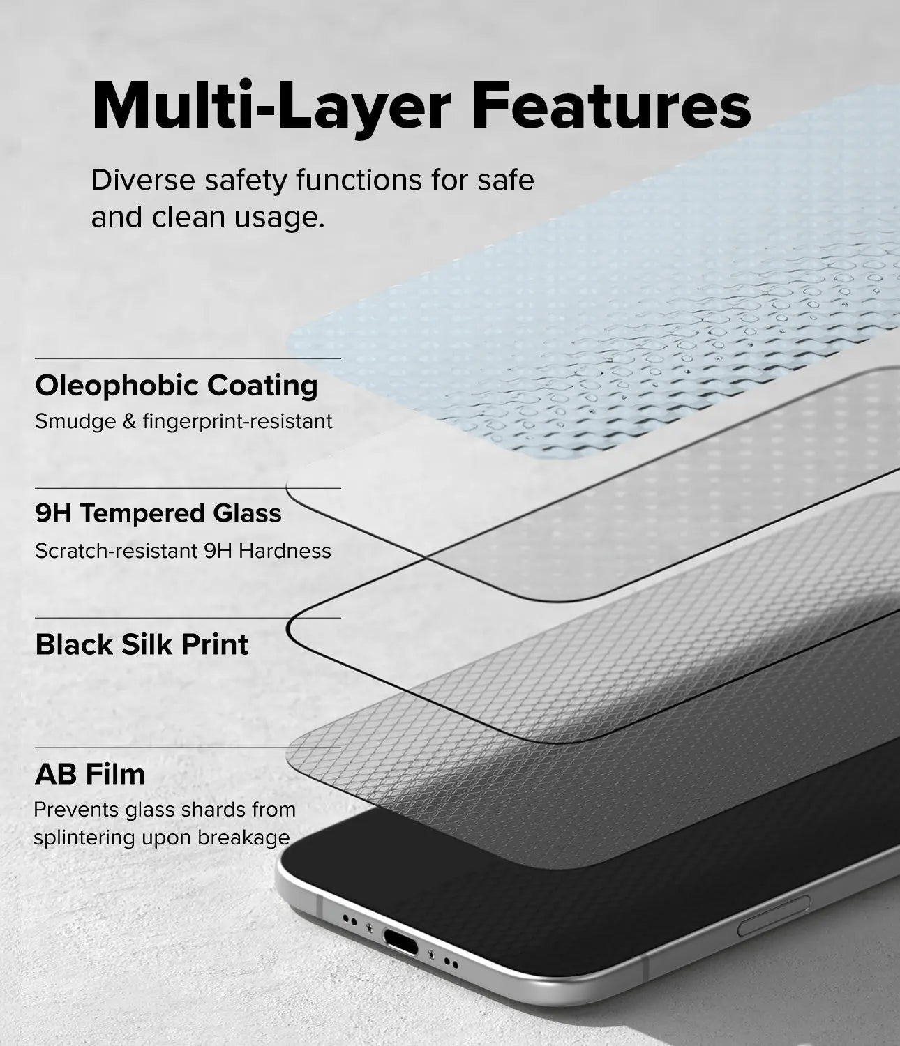 iPhone 17 Air Easy Slide Tempered Glass 2 Pack by Ringke Ringke