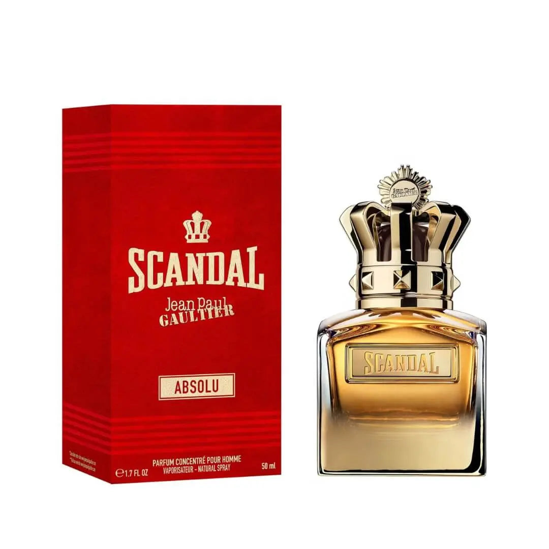 Jean Paul Gaultier Scandal Absolu Parfum Concentre 50ml men's perfume bottle and packaging
