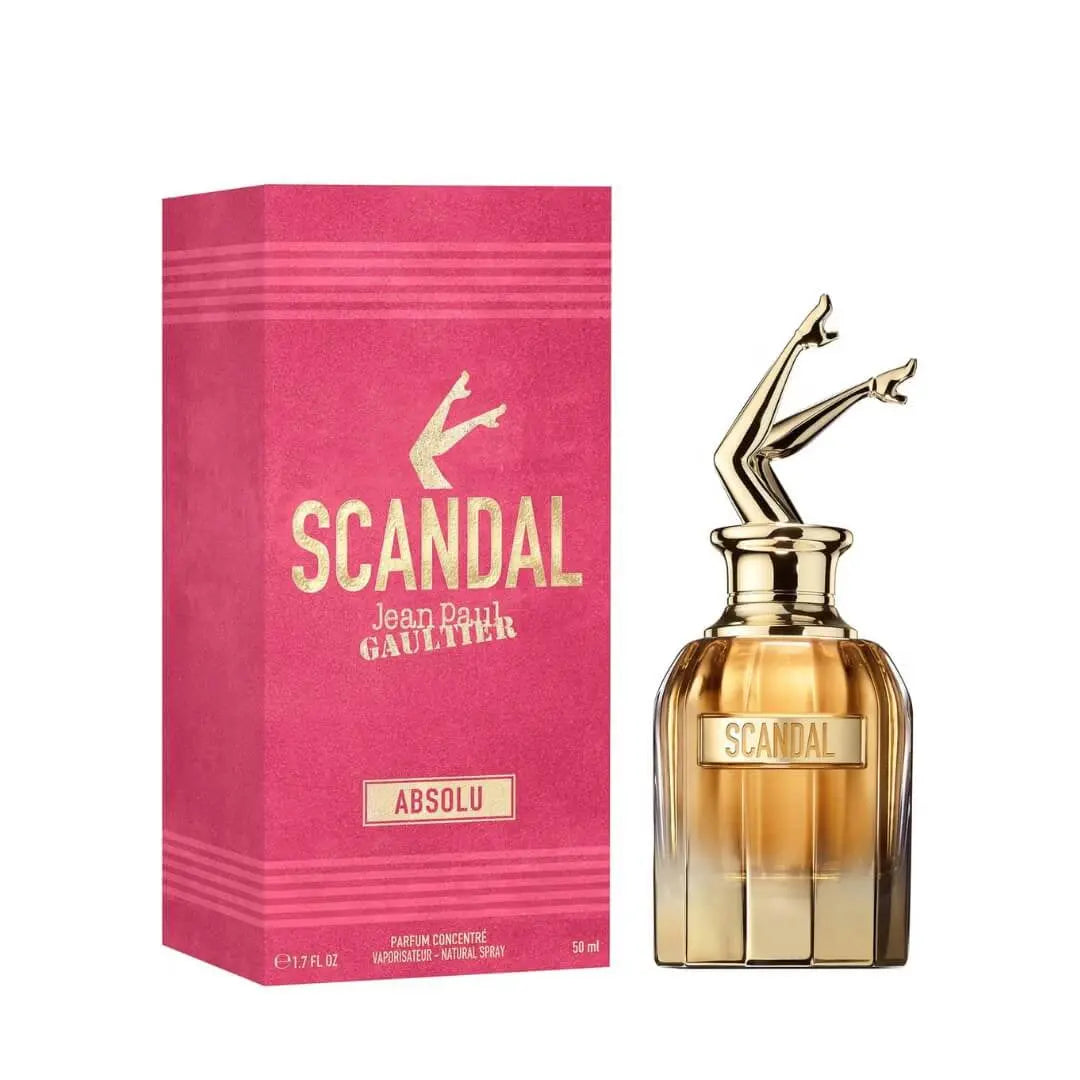 Jean Paul Gaultier Scandal Absolu Parfum Concentre 50ml women's perfume bottle and packaging