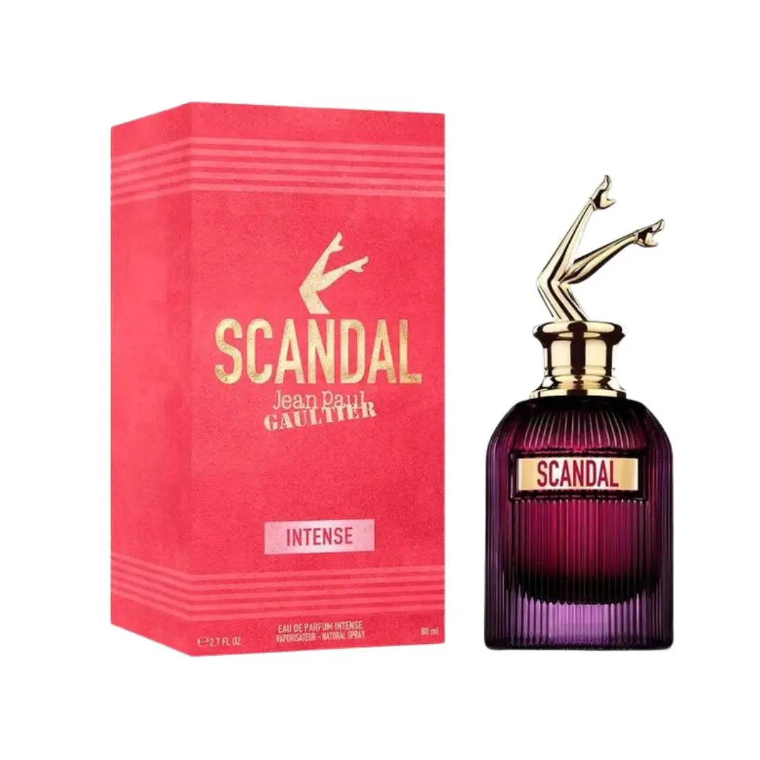 Jean Paul Gaultier Scandal Intense EDP 80ml women's perfume bottle and packaging