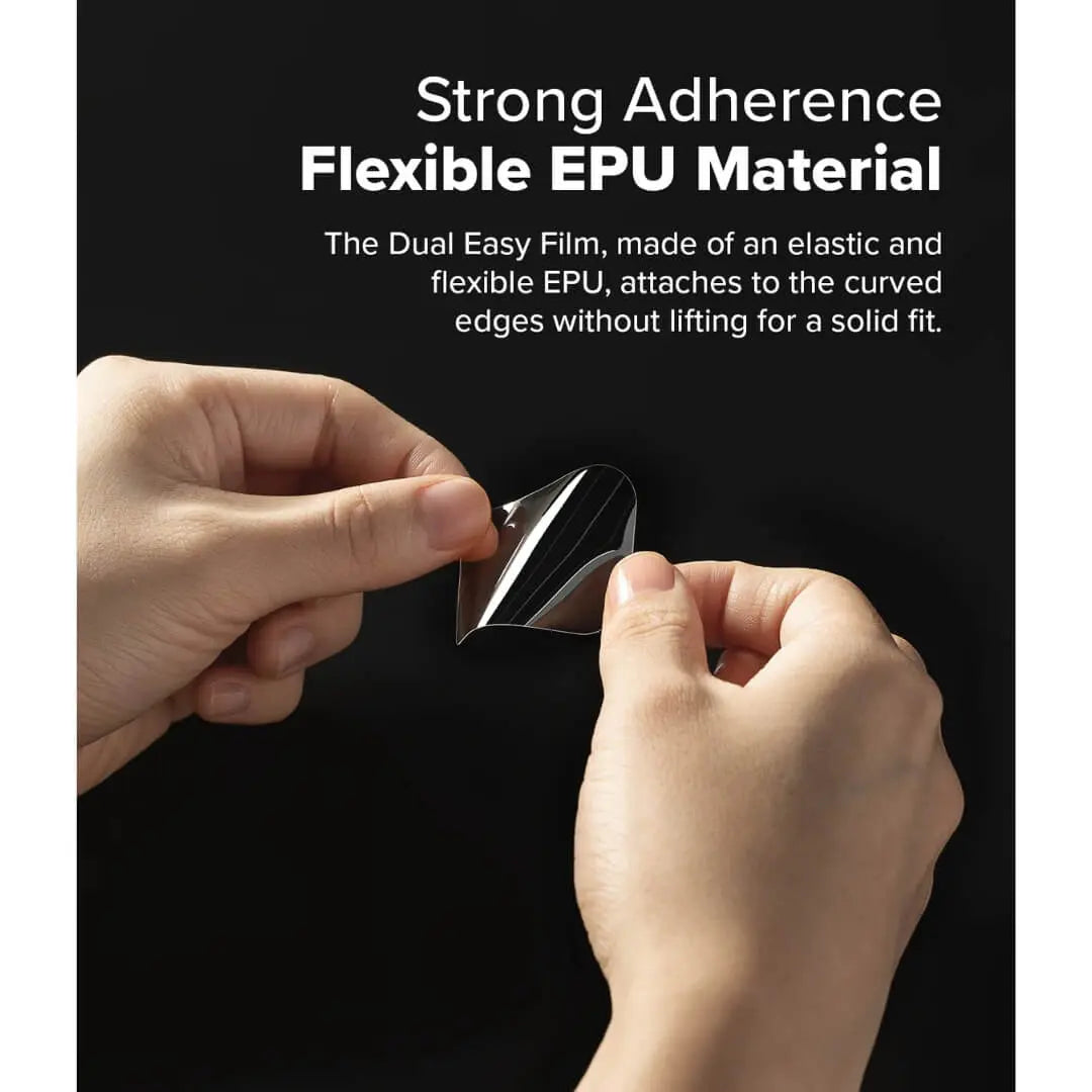 Strong adherence flexible epu material used for ringke screen protector