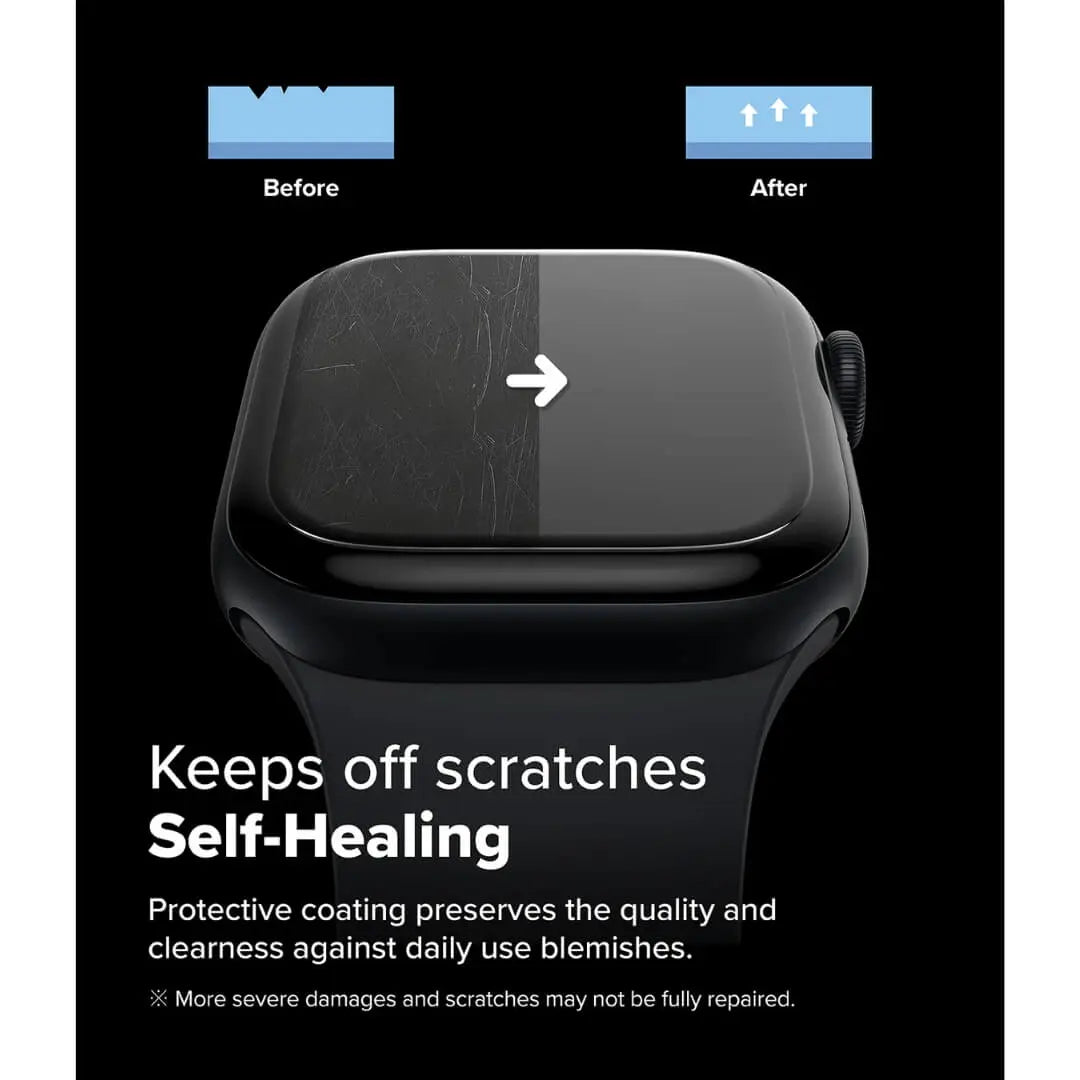 Made of self-healing EPU film which keeps off scratches