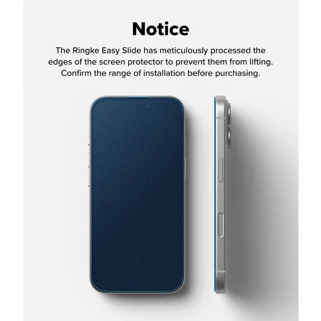 Meticulously processed the edges of the screen protector