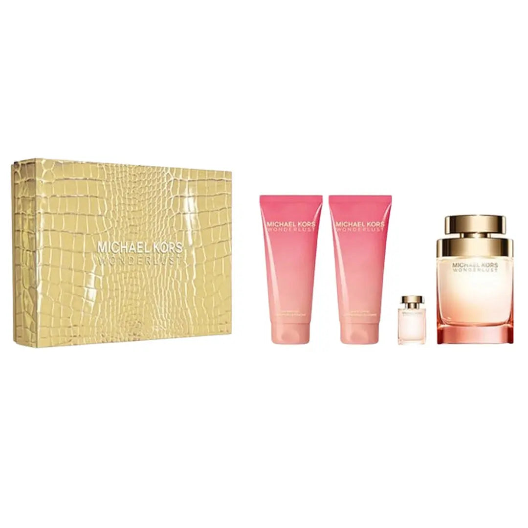Michael Kors Wonderlust EDP 100ml four-piece gift set