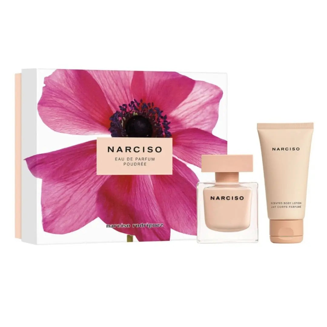 Narciso Rodriguez Poudree EDP 50ml and 50ml body lotion gift set