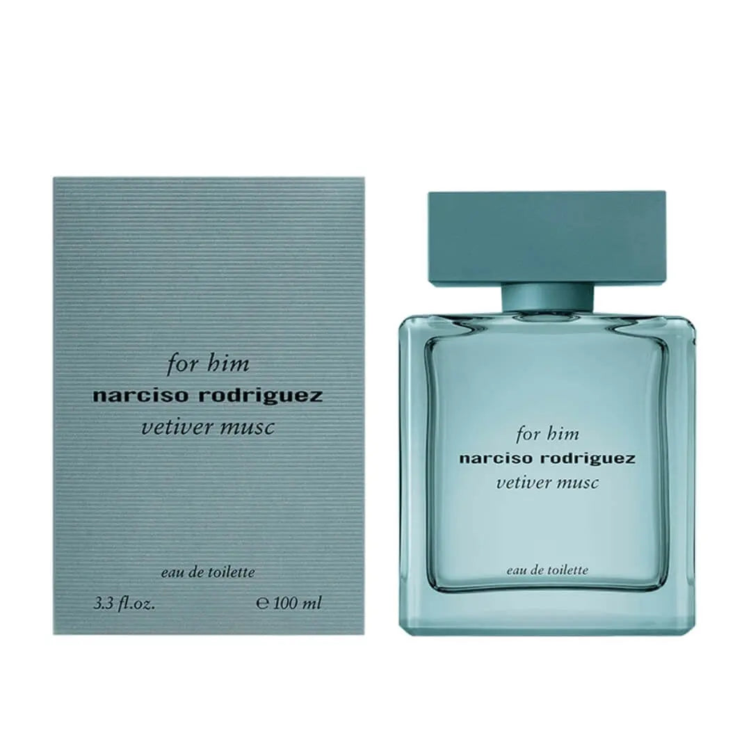 Narciso Rodriguez Vetiver Musc EDT 100ml perfume bottle and box
