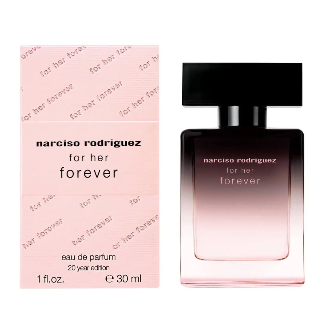 Narciso Rodriguez For Her Forever EDP 30ml perfume bottle and box