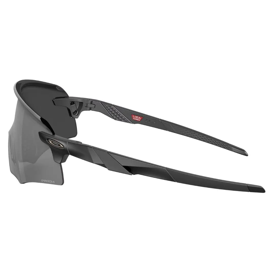 Side view of Oakley Encoder showing matte black temples with O Matter strength and no-slip grip - Gadgets Online NZ