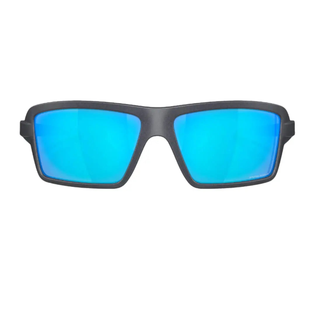 Oakley Cables OO9129 Prizm Sapphire lens close-up - enhanced color contrast