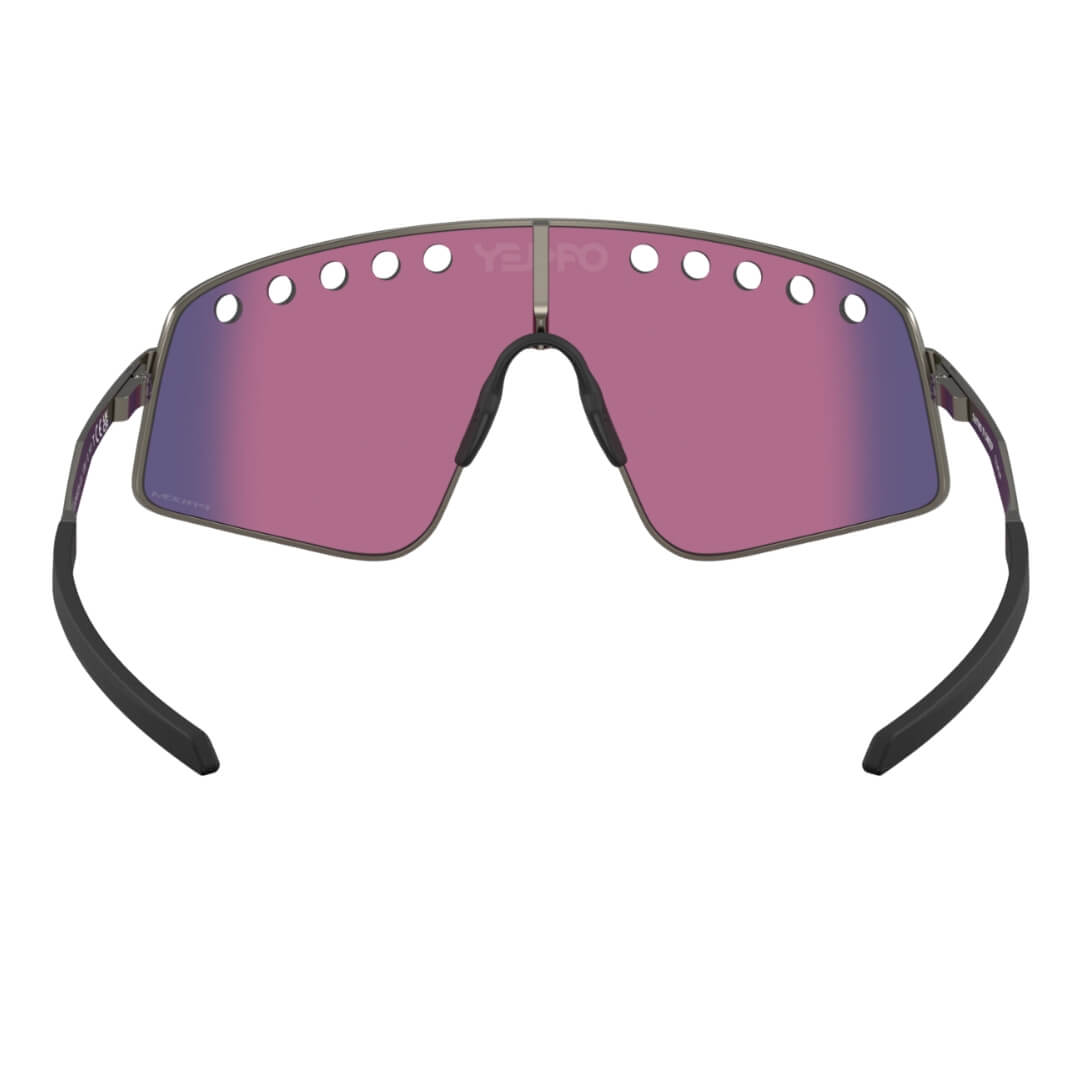 Oakley Sutro Ti Sweep Sunglasses with Vented Design and Prizm Road Lenses - Back View