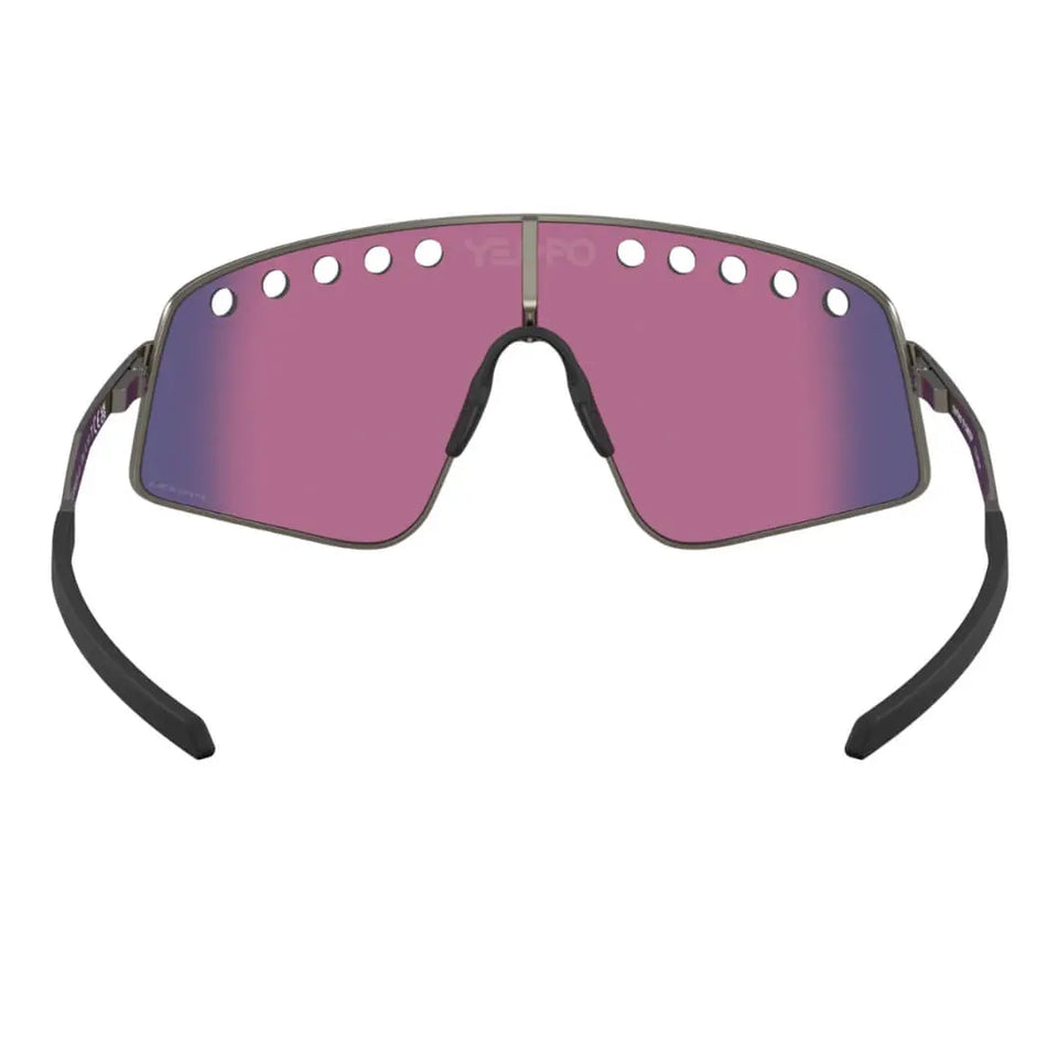 Oakley Sutro Ti Sweep Sunglasses with Vented Design and Prizm Road Lenses - Back View
