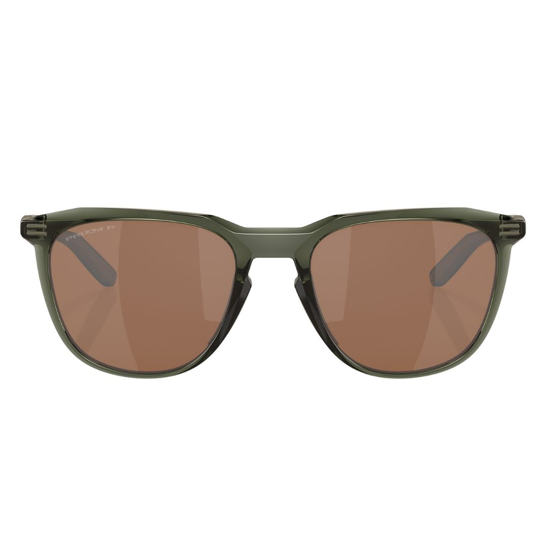 Front view of Oakley Thurso OO9286 928603 featuring matte olive O Matter frame and brown lenses - Gadgets Online NZ