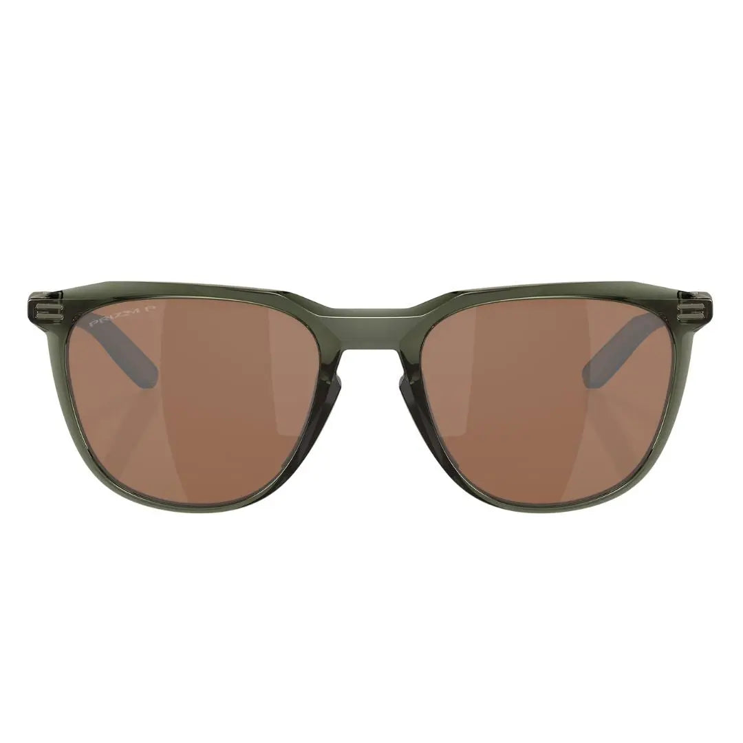 Front view of Oakley Thurso OO9286 928603 featuring matte olive O Matter frame and brown lenses - Gadgets Online NZ