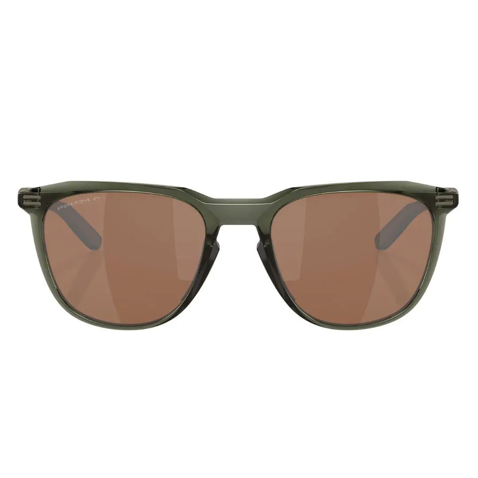Front view of Oakley Thurso OO9286 928603 featuring matte olive O Matter frame and brown lenses - Gadgets Online NZ