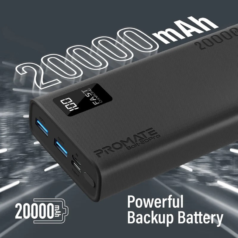 PROMATE 20000mAh Power Bank