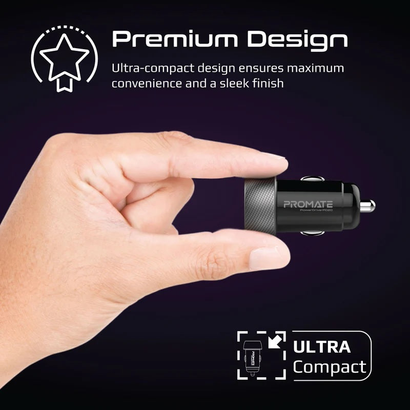 ultra compact car charger premium design