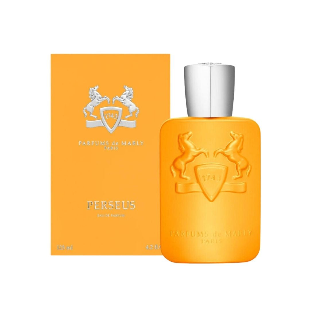 Orange perfume bottle and packaging Parfums De Marly Perseus 125ml EDP for Men in NZ