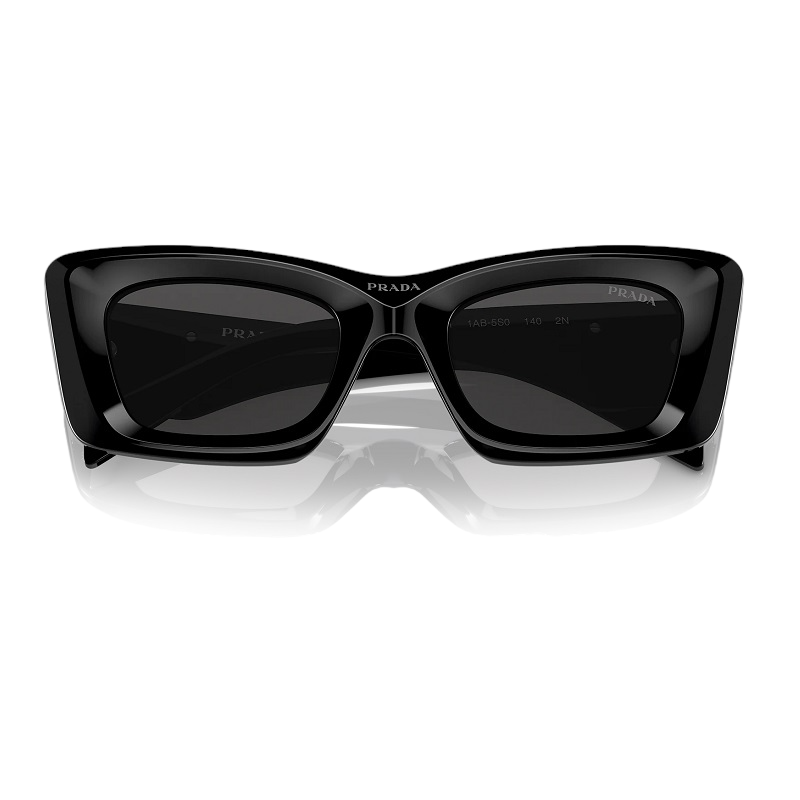 Prada PR 13ZS 1AB5S0 Black Dark Grey