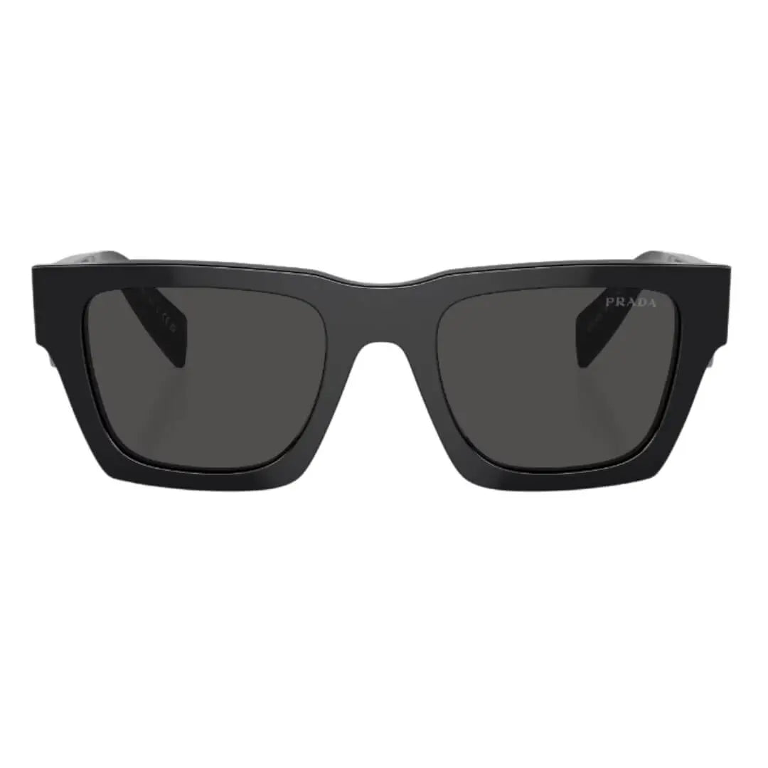 Prada PR A06S 16K08Z - Black Frame Dark Grey Lenses Front View