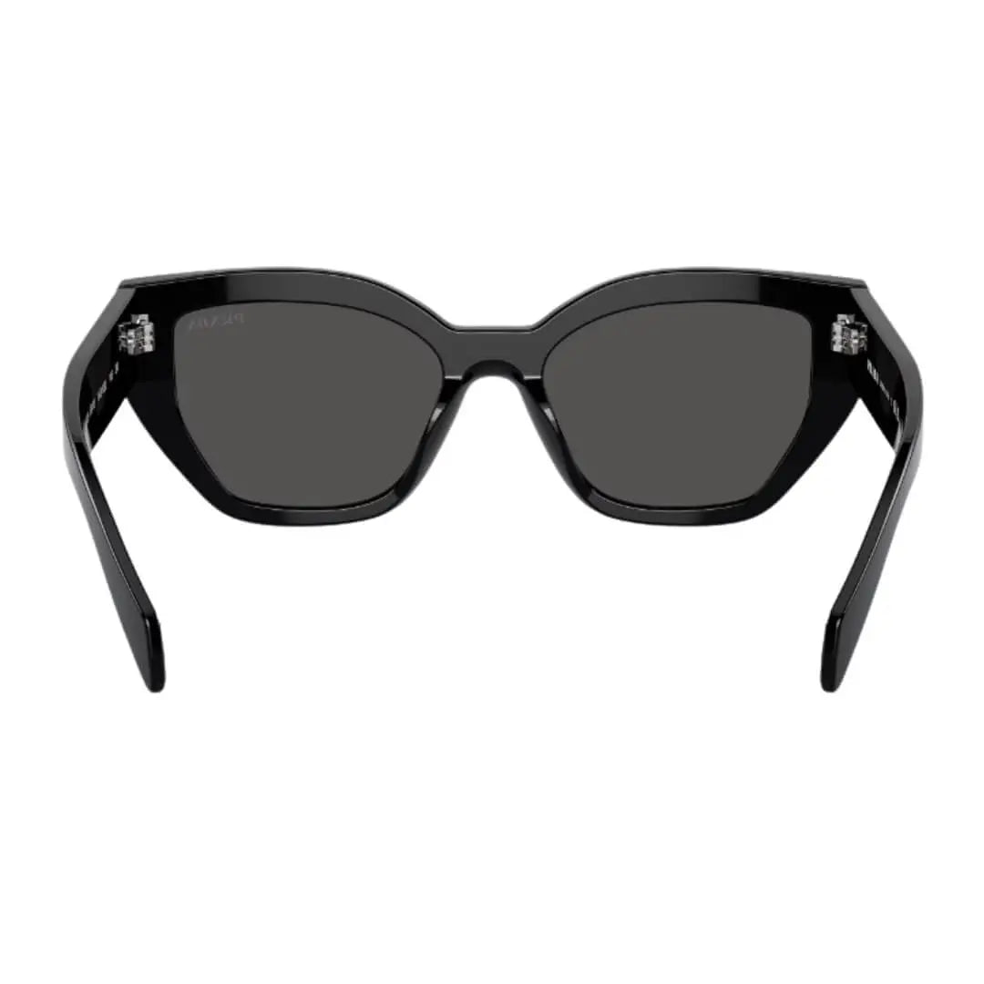 Prada PR A09S 1AB5S0 - Back Angle Highlighting Dark Grey Lenses