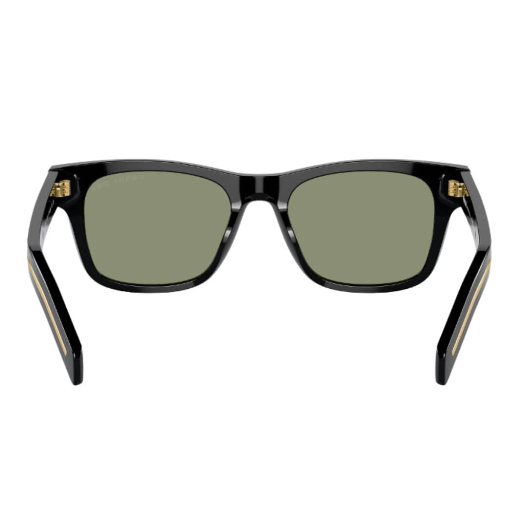 Prada PR A17S 16K20G - Back Angle Highlighting Polarized Green Lenses
