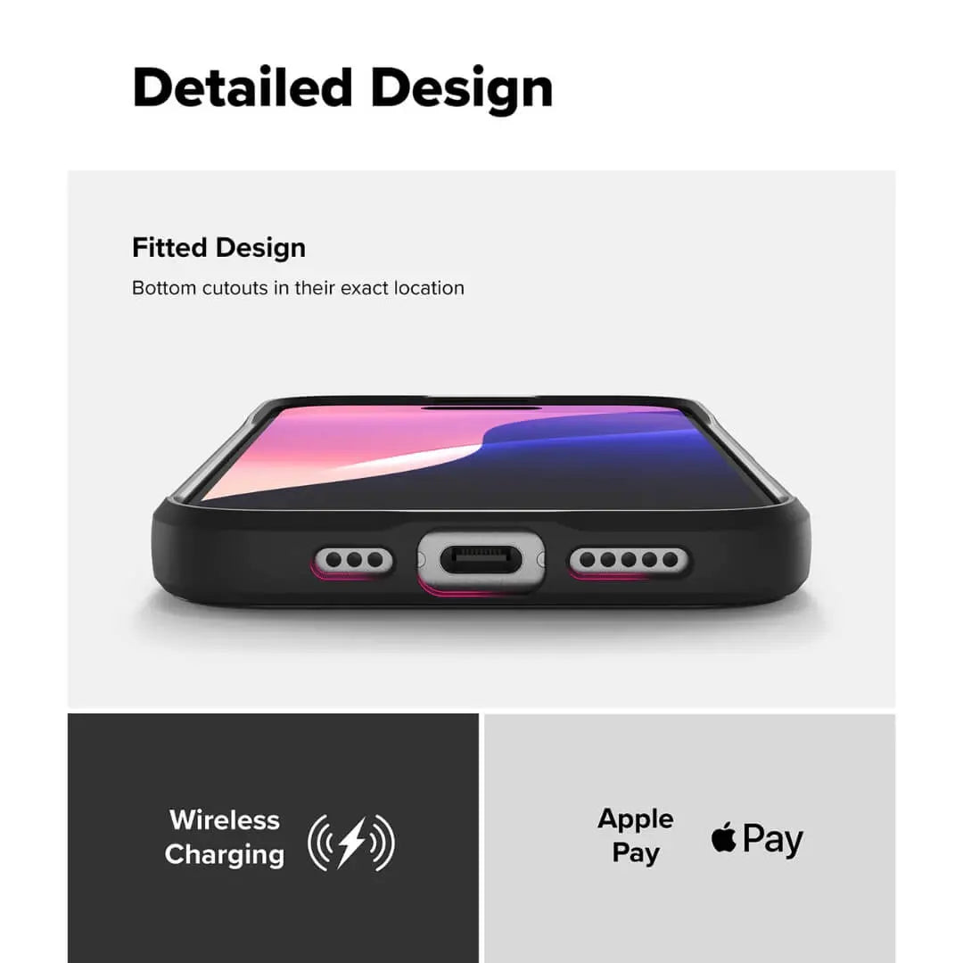Precise cutouts, protective film and wireless charging case for iPhone 16 Pro Max