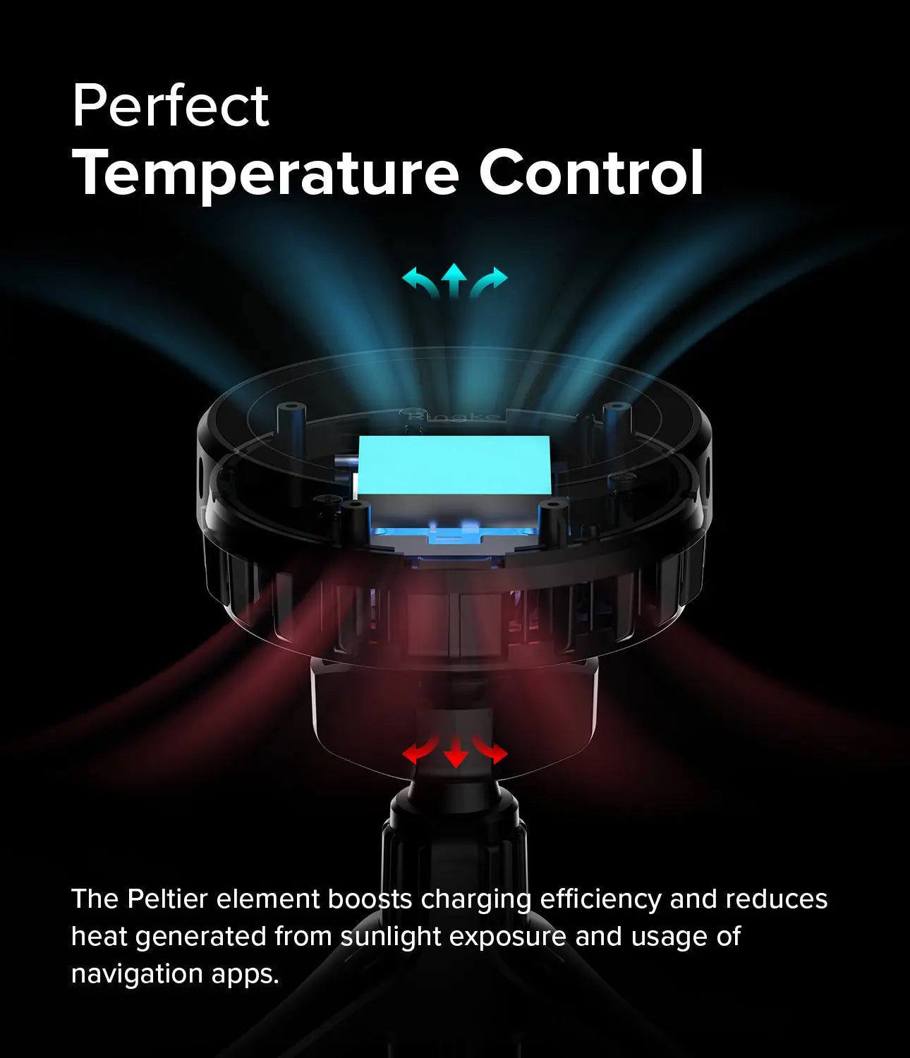 Ringke Qi2 25W Peltier Magnetic Car Charger Mount - Gadgets Online NZ Ltd