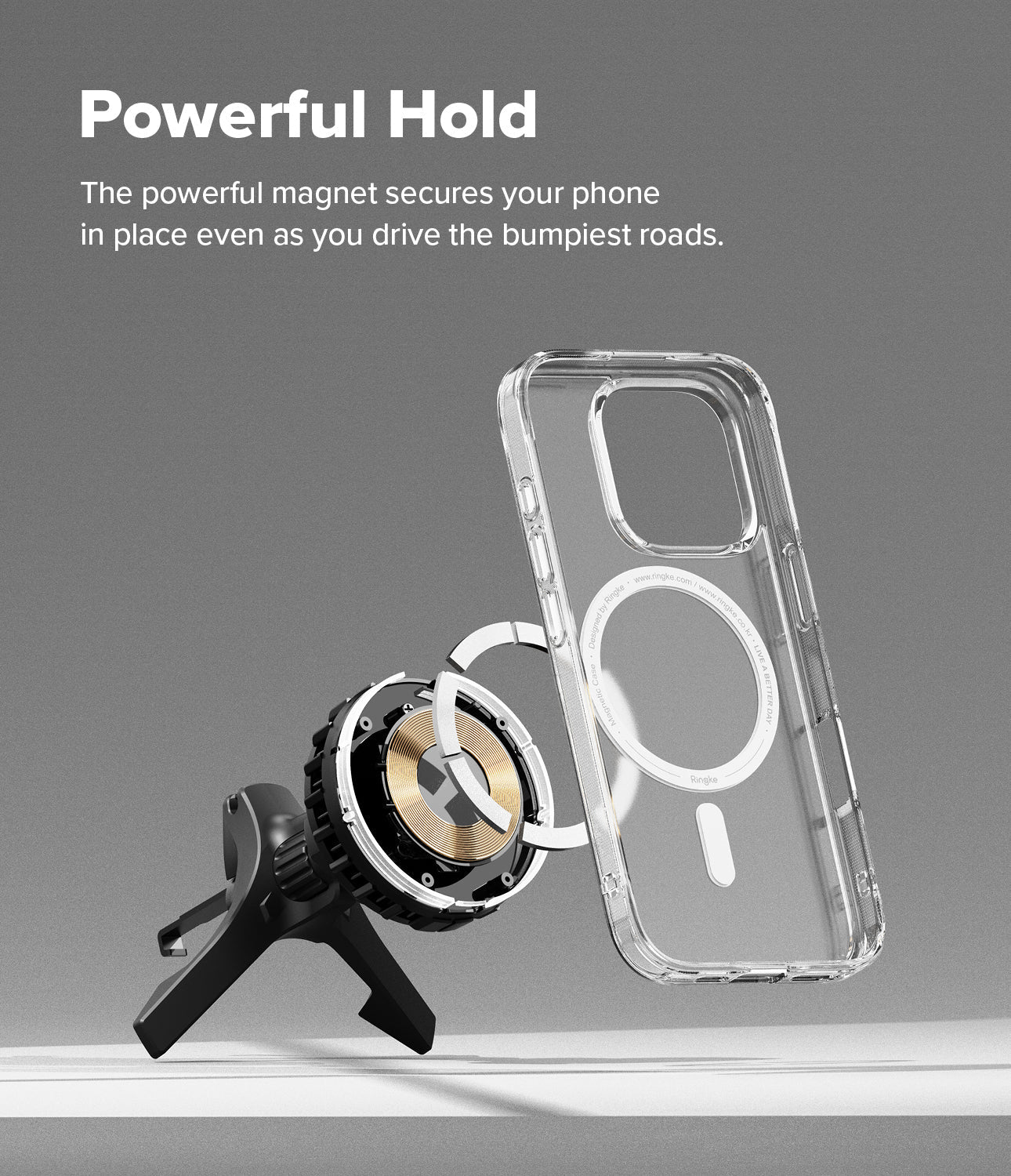 Ringke Qi2 25W Peltier Magnetic Car Charger Mount - Gadgets Online NZ Ltd