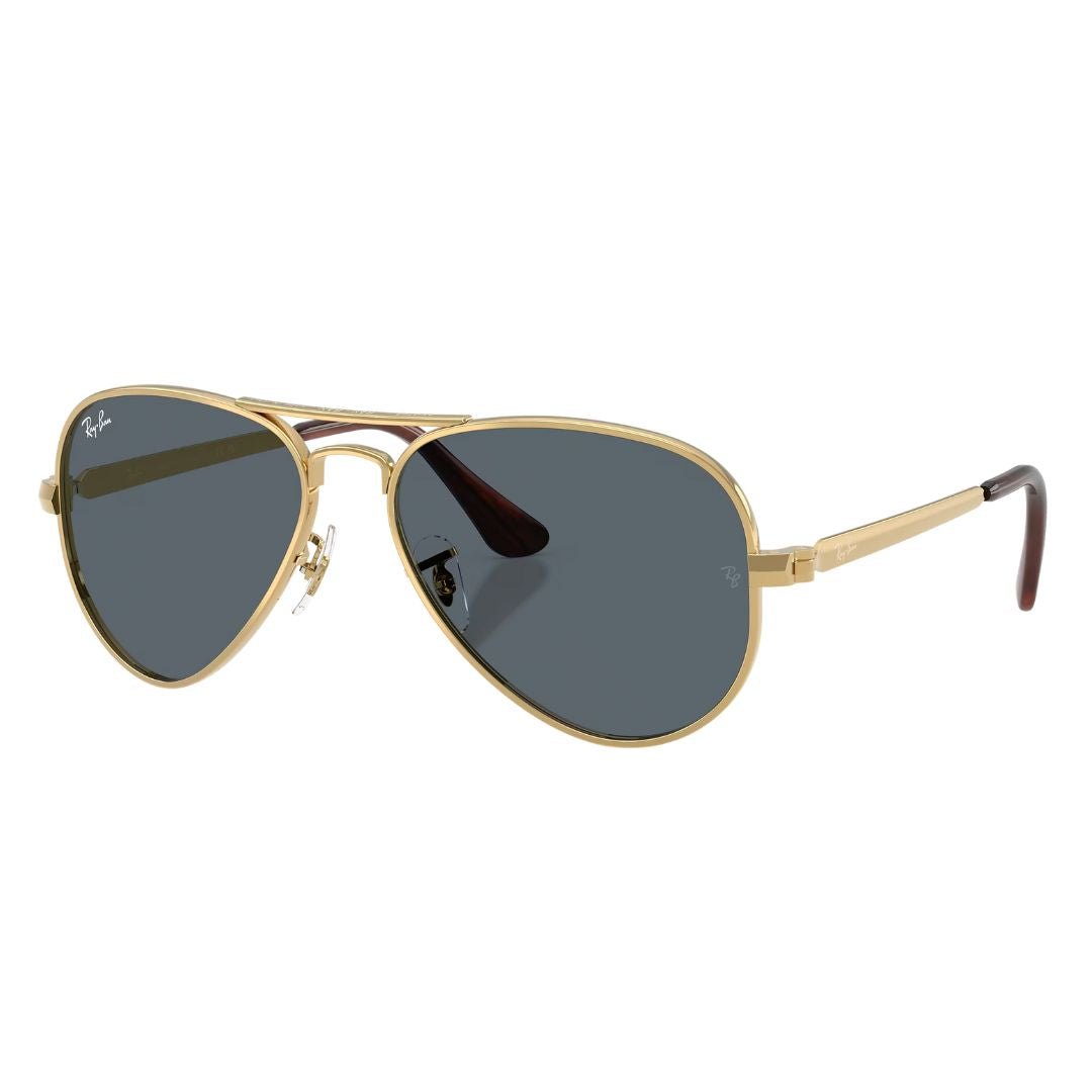 Ray-Ban RB3925 Aviator Max 001/R5 sunglasses, Arista gold frame with blue solid color lenses - Gadgets Online NZ