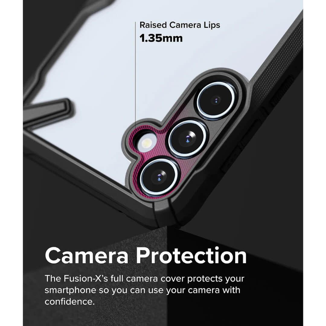 Fusion-X protects smartphone with raised camera lips