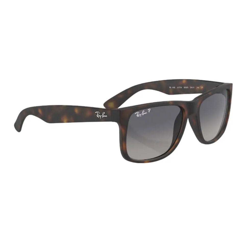 Ray-Ban Justin RB4165 865/8S - Havana Frame, Blue Polarized Lens Front Right View