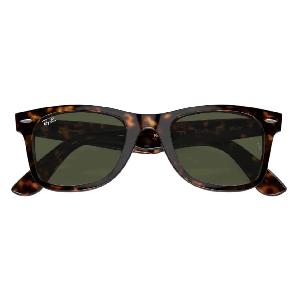 Ray-Ban Original Wayfarer Classic RB2140 902 Tortoise Unisex Sunglasses Folding View
