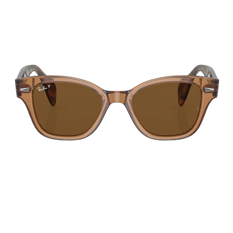 Ray-Ban RB0880S 664057 Crystal Brown Polarized Sunglass
