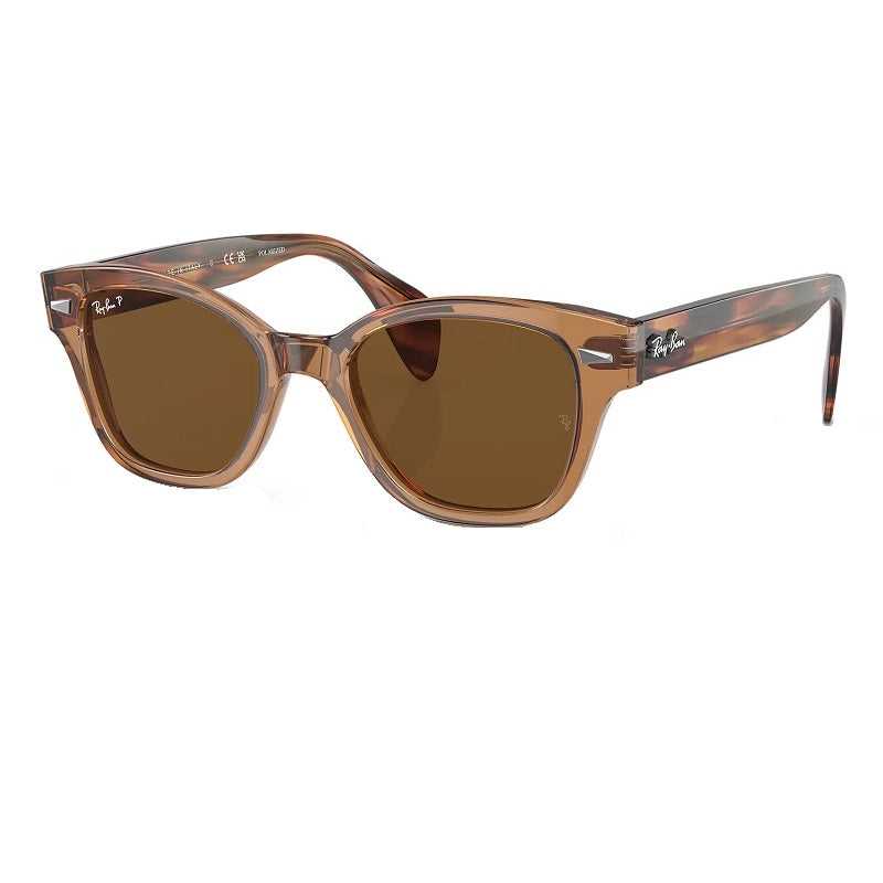 Ray-Ban RB0880S 664057 Crystal Brown Polarized Sunglass