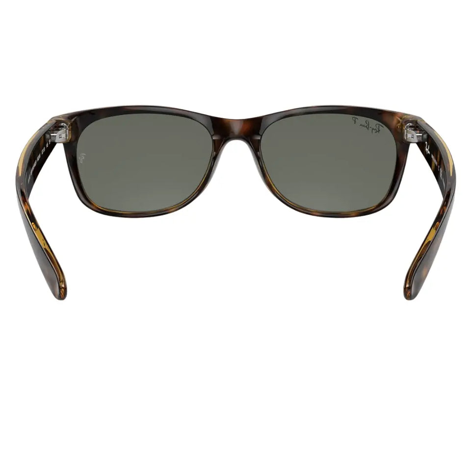 Ray-Ban RB2132 902/58 New Wayfarer Classic Polarized Tortoise Sunglasses For Men