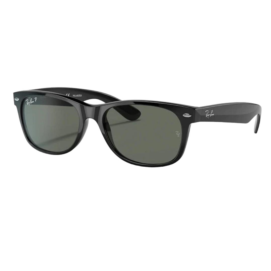 Ray-Ban RB2132 New Wayfarer 901/58 Green Polarized Sunglass