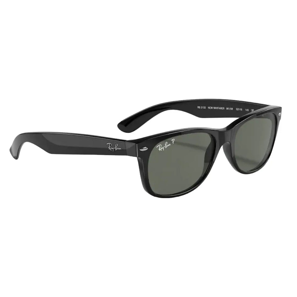 Ray-Ban RB2132 New Wayfarer 901/58 Green Polarized Sunglass Ray-Ban