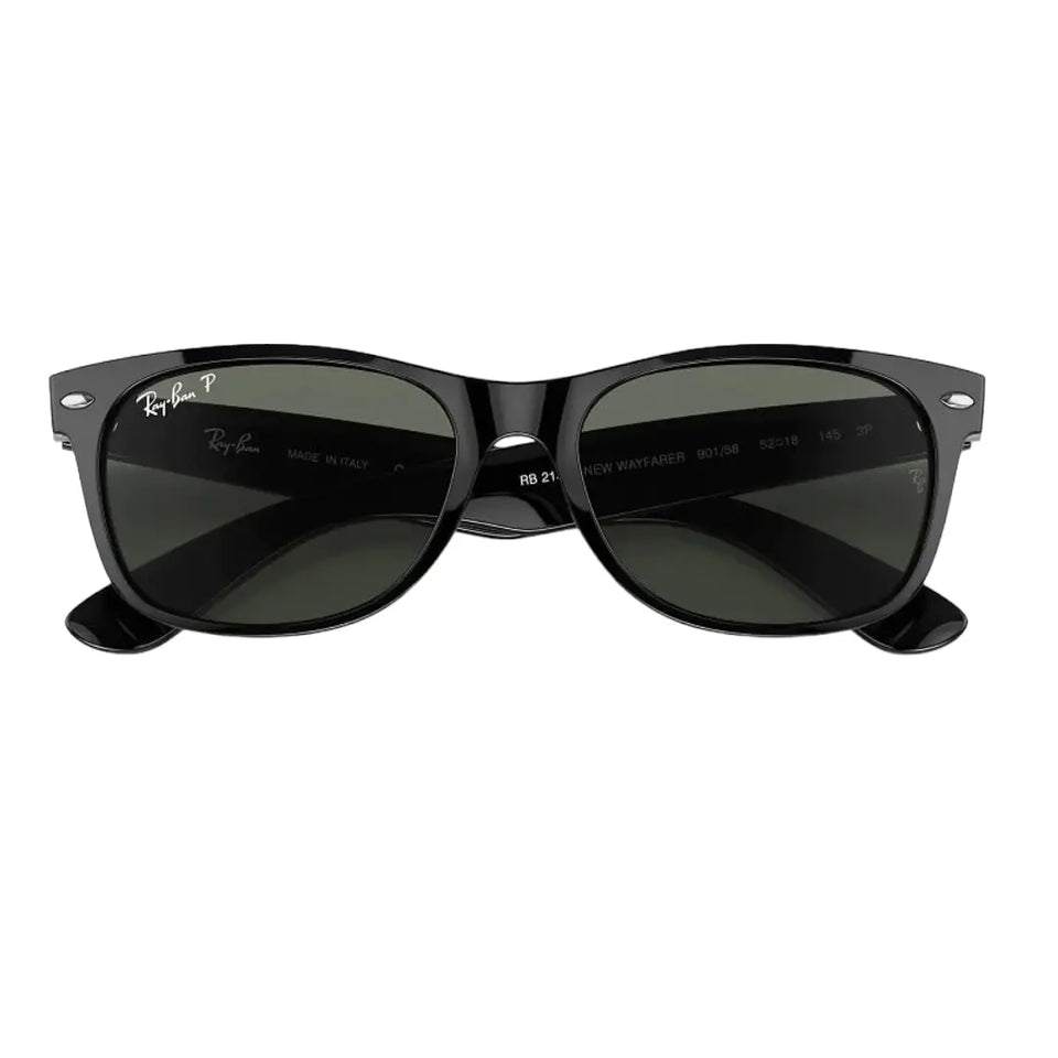 Ray-Ban RB2132 New Wayfarer 901/58 Green Polarized Sunglass Ray-Ban