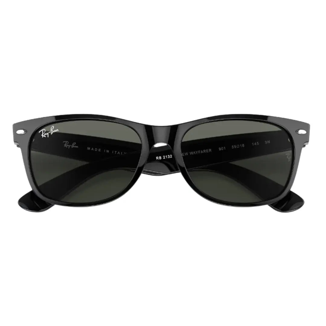 Ray-Ban RB2132 New Wayfarer Classic 901 Sunglasses Folding View