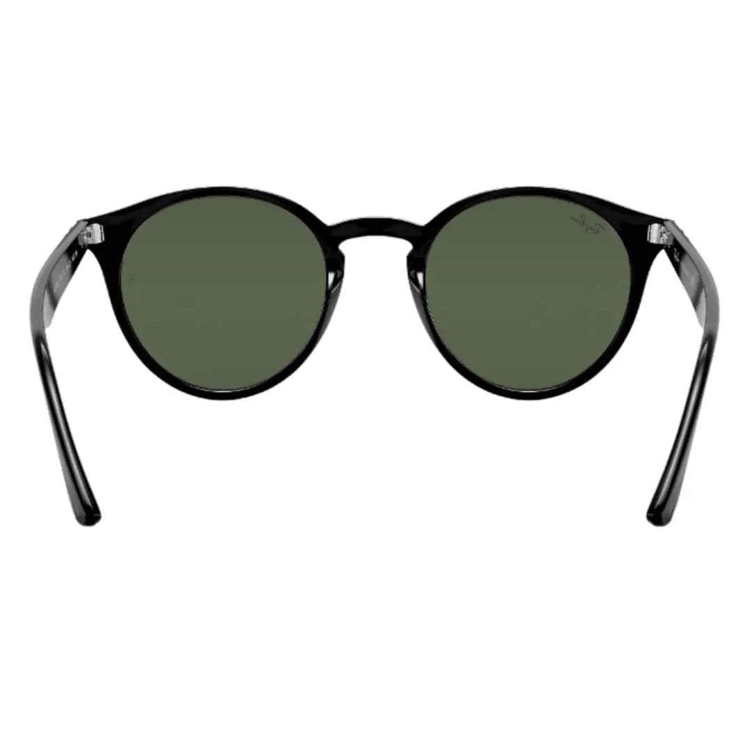 Ray-Ban RB2180 601/71 Black Frame and Dark Green Lens Back Side View