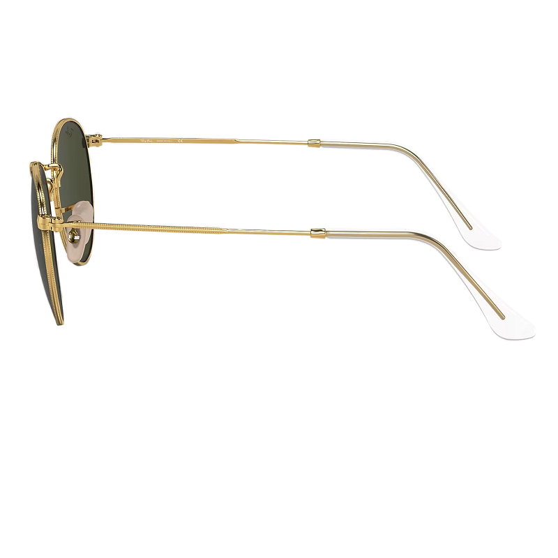 Ray-Ban RB3447 001 53-21 Round Metal Sunglasses