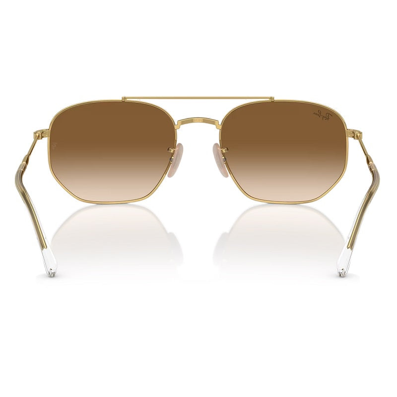 Ray-Ban RB3707 Unisex Sunglasses with a Golden Twist