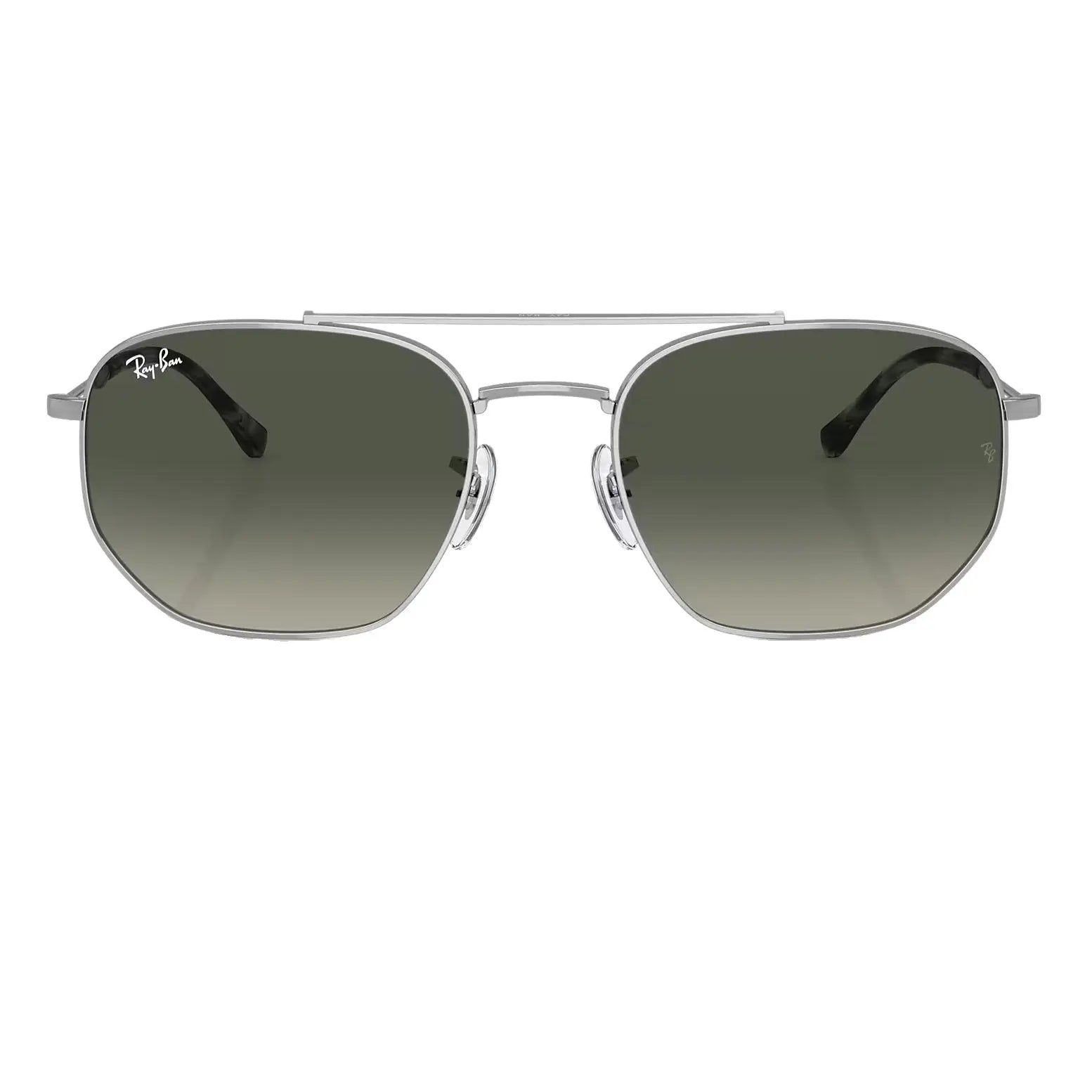 Ray-Ban RB3707 Unisex Sunglasses with Silver Frame Grey Lenses Ray-Ban